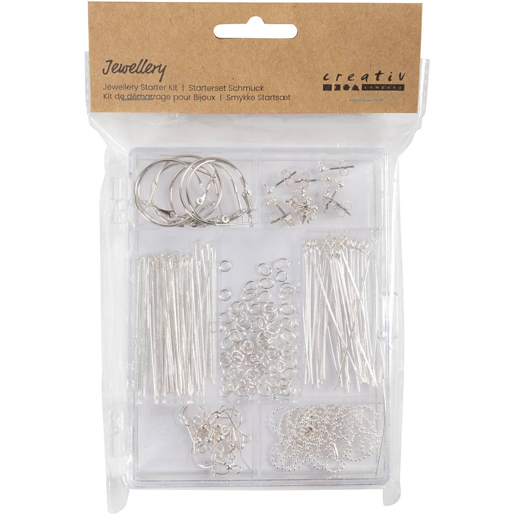 Creative company sieraden verzilverd startset