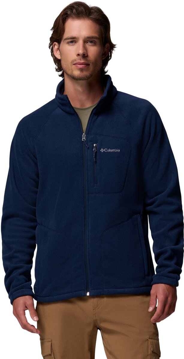 Columbia fast trek™ ii full zip fleece trui - fleecetrui met volledige ritssluiting - fleece jas heren - blauw - maat l