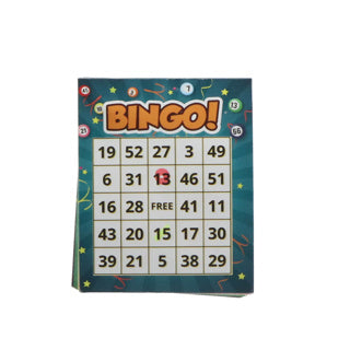 Bingokaarten 500 vellen op blok | 6 stuks