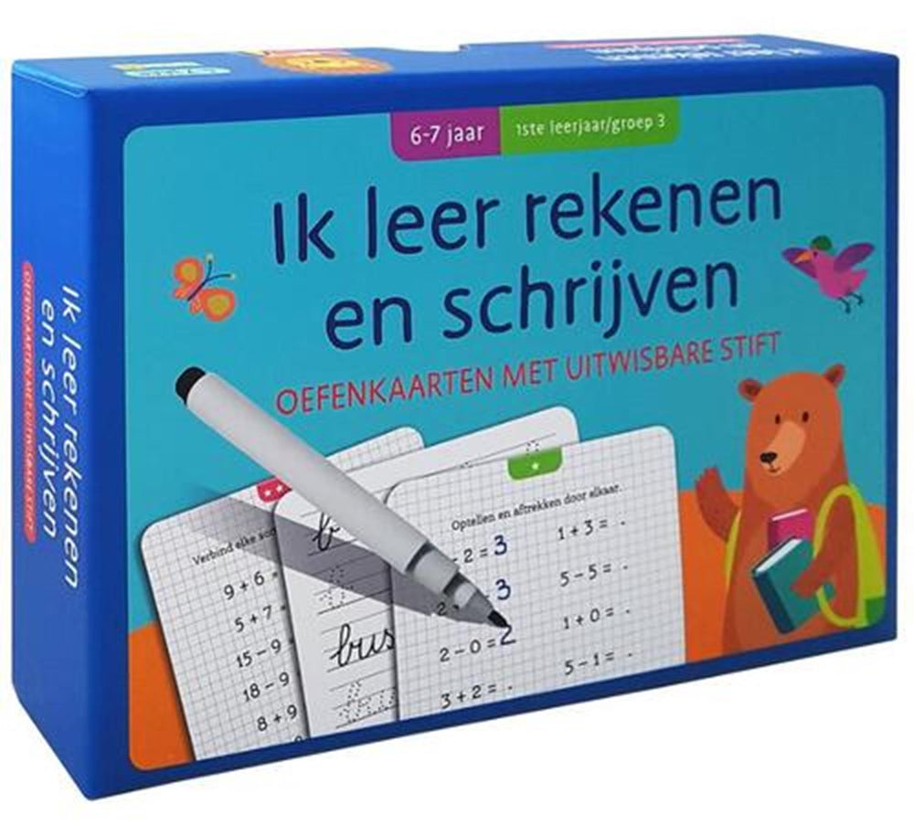 Deltas oefenkaarten rekenen en schrijven