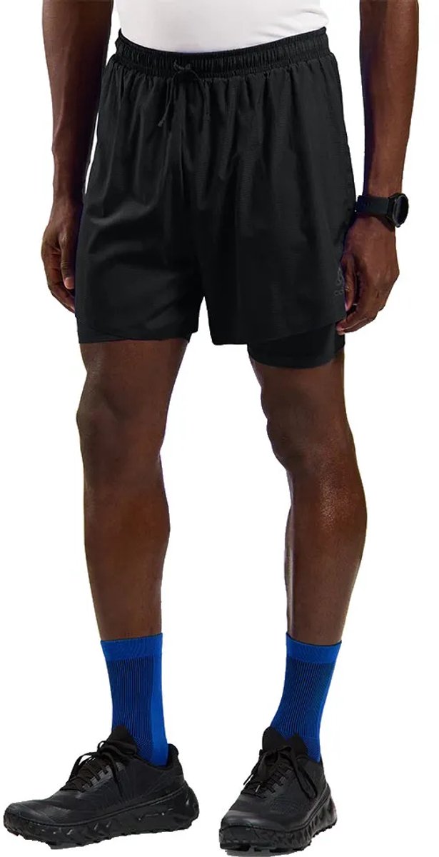 Odlo zeroweight 5 inch 2-in-1 hardloopshort 2.0 - mannen - - l
