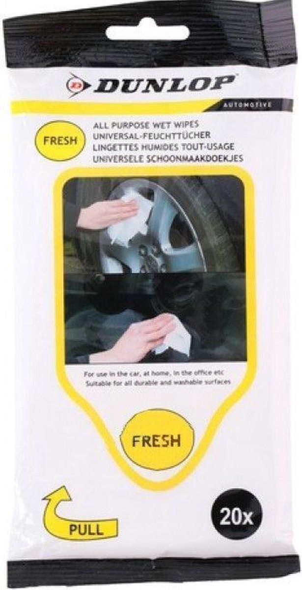 Dunlop auto schoonmaakdoekjes