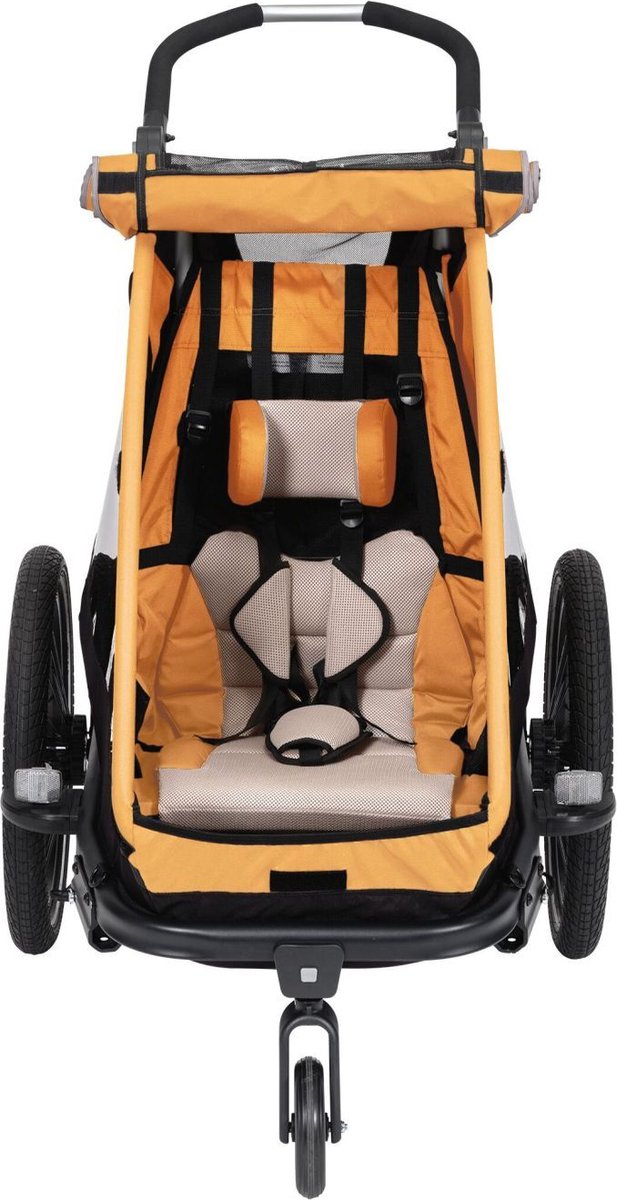 Xlc bsx125 monos zitting met gordel - oranje