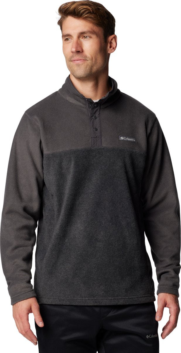 Columbia steens mountain™ half snap ii men's outdoortrui - charcoal heather, shark - maat xl