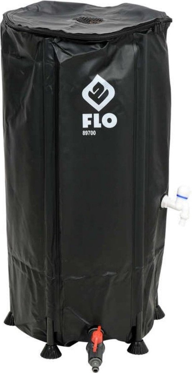 Flo -regenton-inklapbaar-100-l-zwart