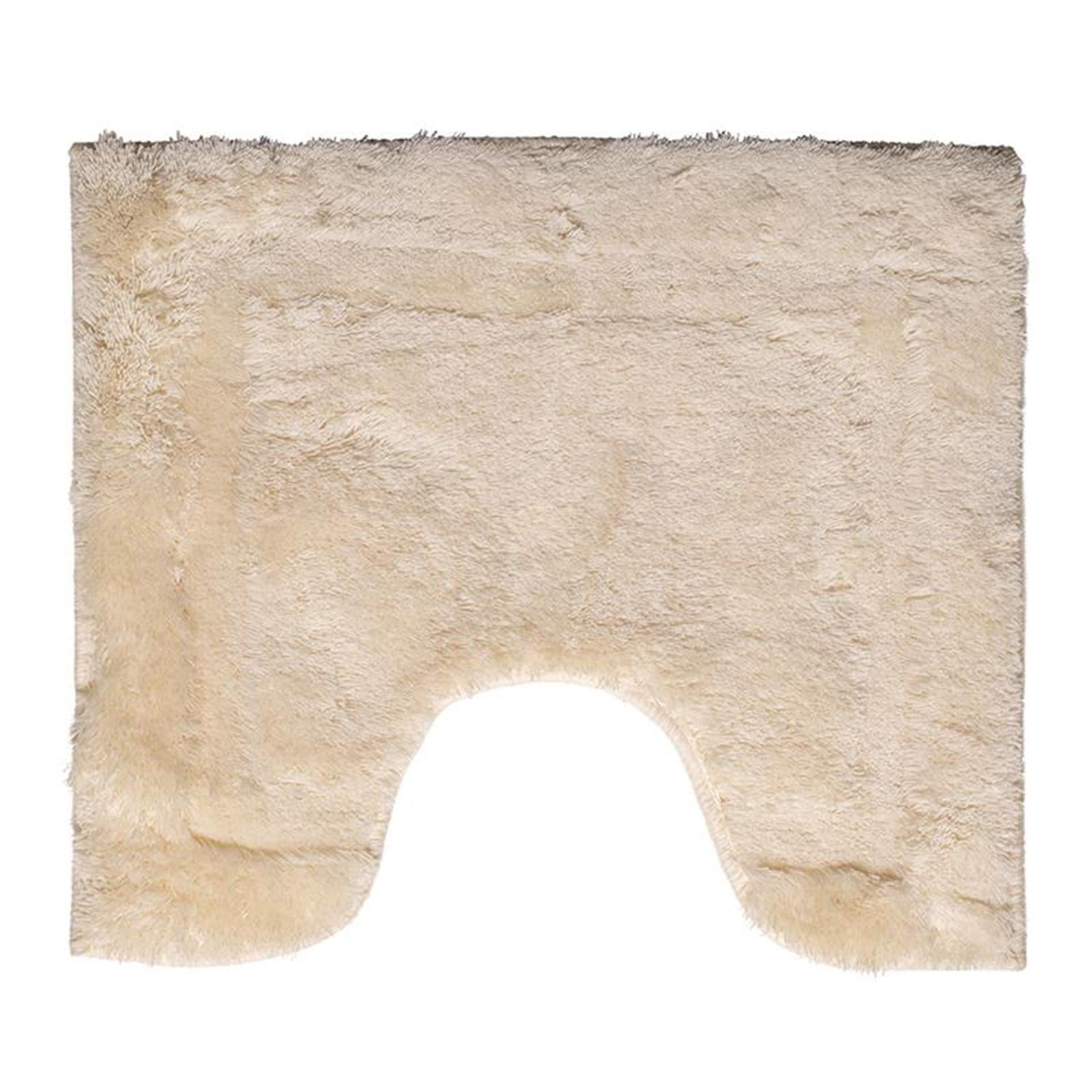 Wicotex toiletmat uni creme 50x60cm