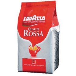 Lavazza qualità rosso koffiebonen - koffie blend van robusta en arabica bonen - intensiteit 5 10 - 1 kg