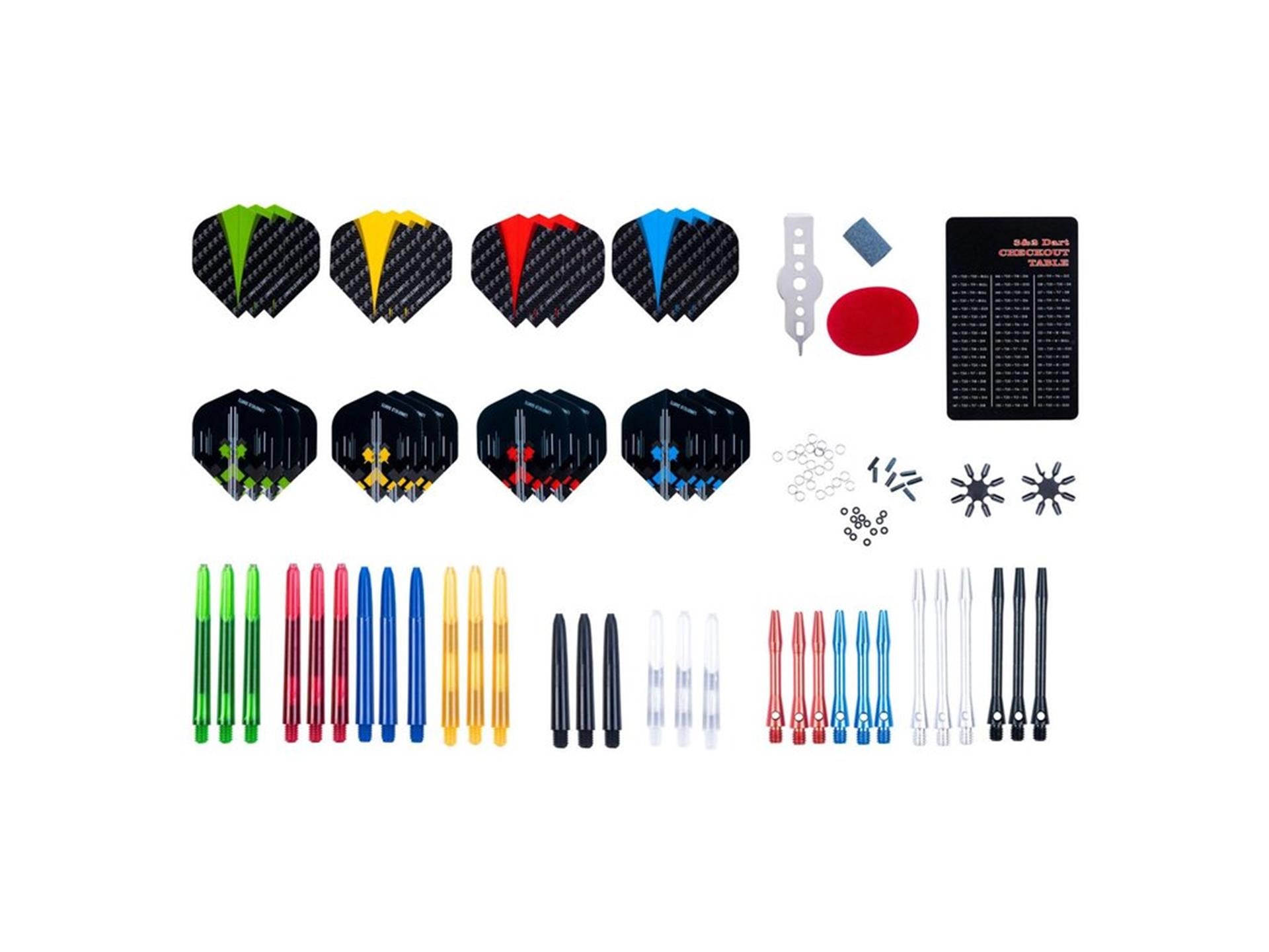 Longfield darts accessoireset 141-delig