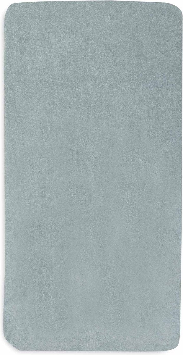 Jollein - aankleedkussenhoes badstof 50x70cm - zachte hoes baby aankleedkussen - sea green