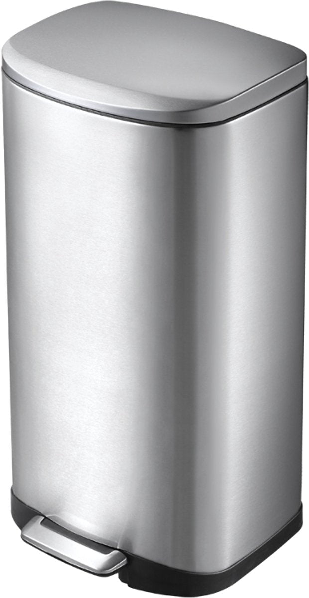 Eko - della pedaalemmer 35 liter - stainless steel plastic - mat rvs - prullenbak