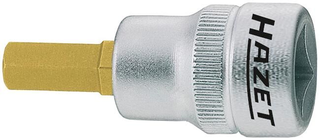 Hazet dopsleutelbit plug-in sockets 3 8 6mm 6-kt.inside l1= 17mm