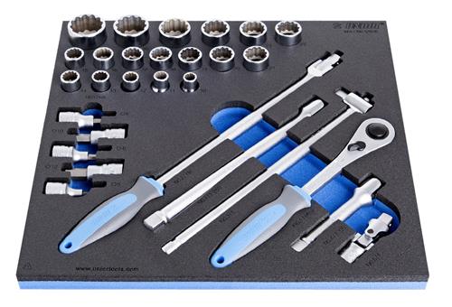 Unior inlay dopsleutelset 1 2 964 19s12sos