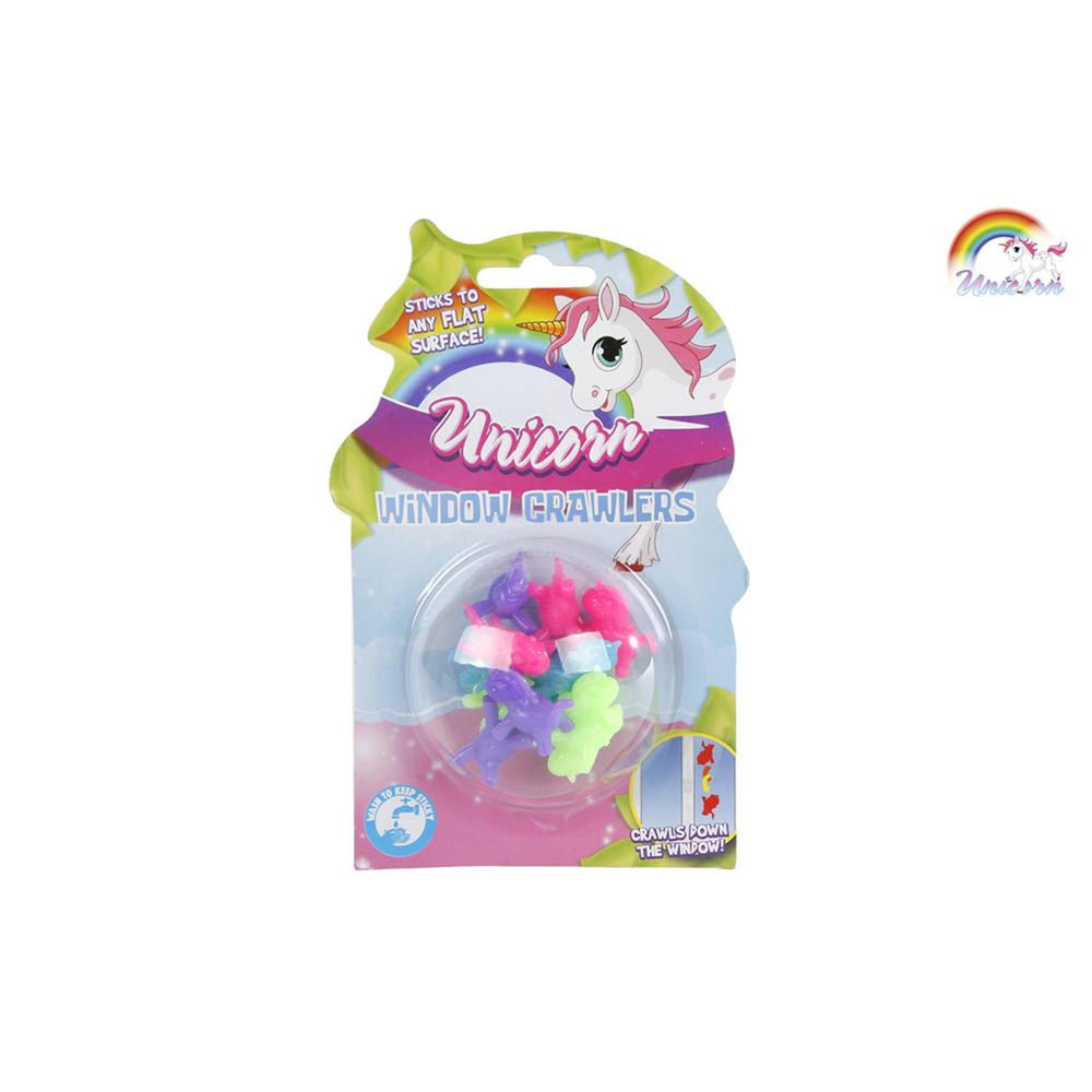Unicorn raamlopertjes eenhoorn 2cm 12stuks