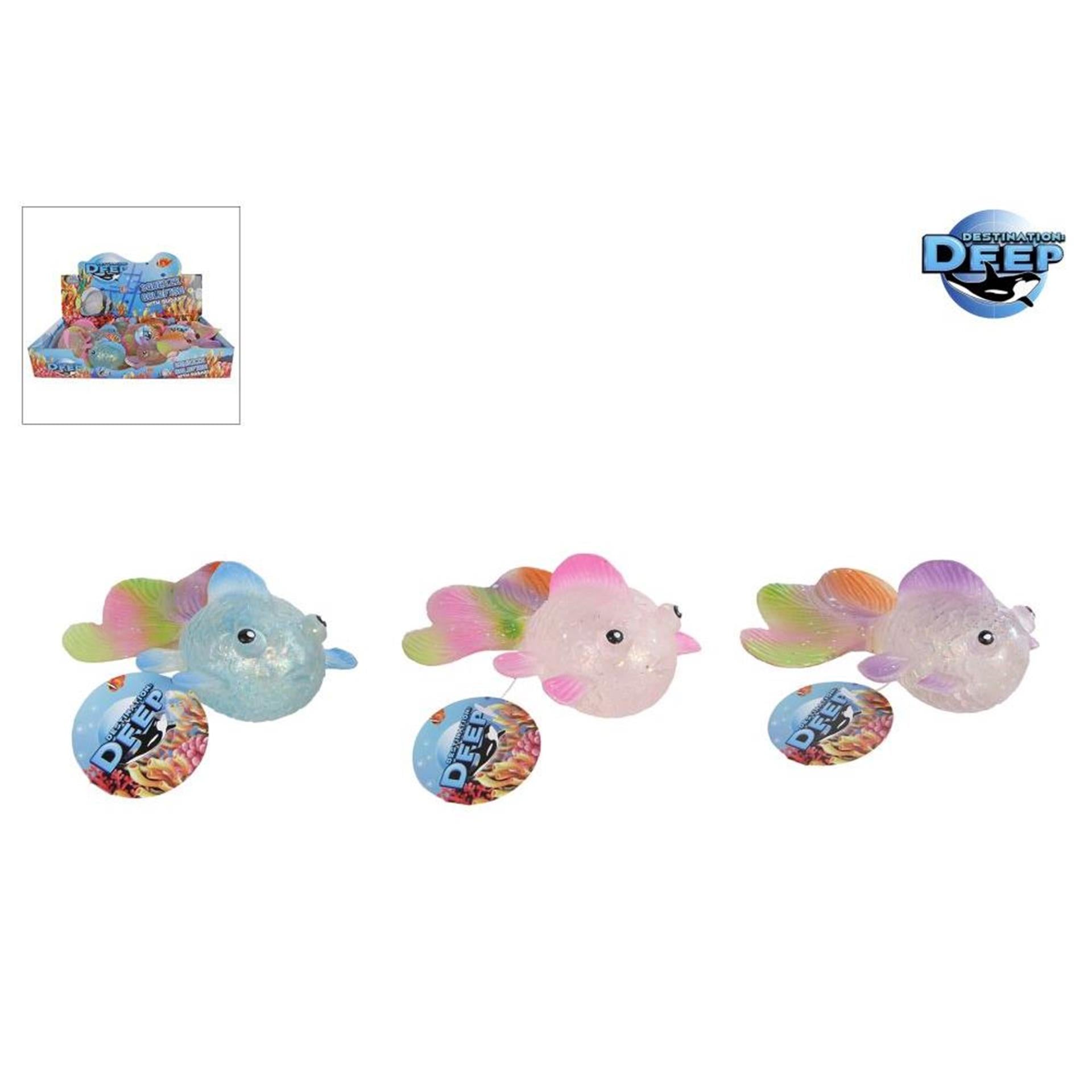 Knip goudvis suikergelei gekleurd