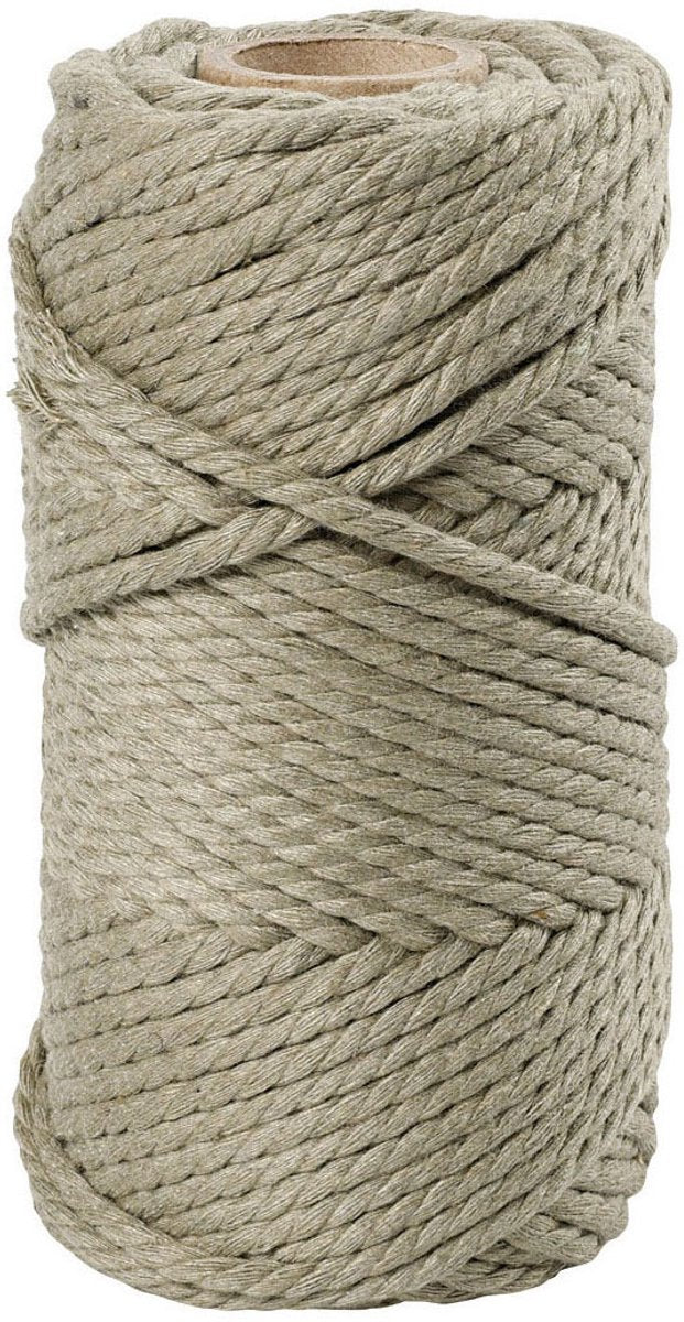 Creativ company macramé koord mosgroen, 55m
