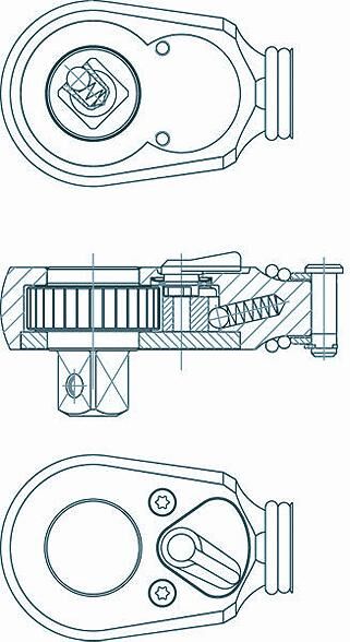 Hazet ratelwiel repair set f.863s