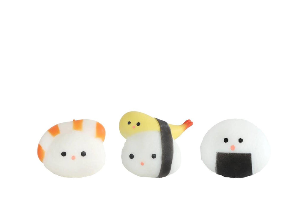 Kawaii squishy sushi vriendje in take away doosje 5cm