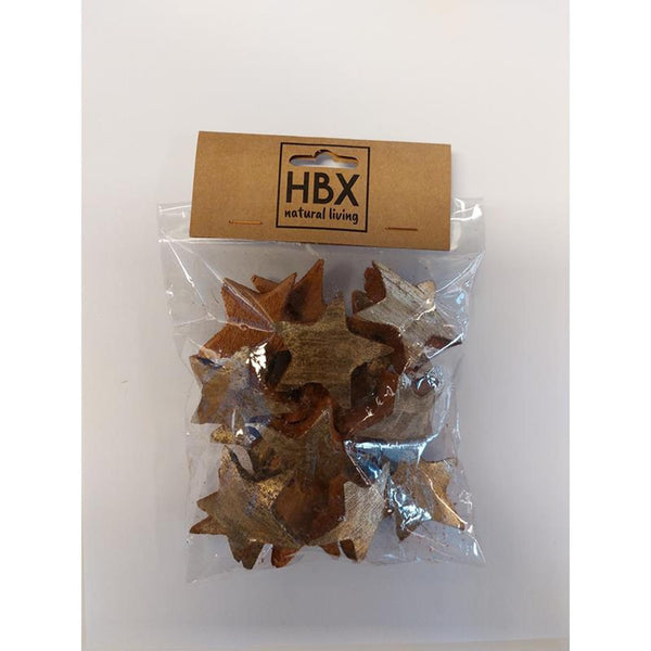 Hbx natural living basic coco sterren in zakje a 15 stuks