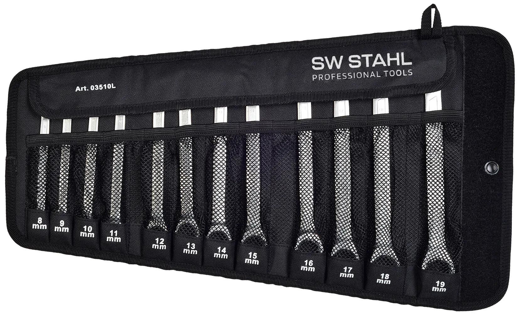 Sw stahl ratschenschlüsselsatz 03510l ring ratchet wrench set 8-19mm 12-tlg.
