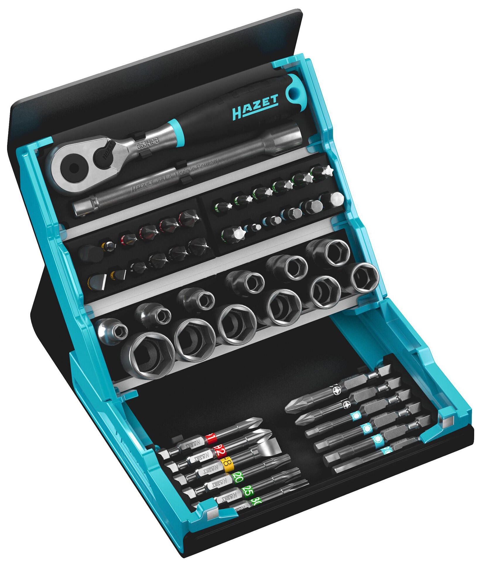 Hazet dopsleutel set smartcase socket wrench sets 1 4