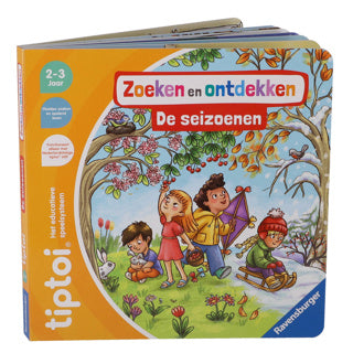 Ravensburger tiptoi boek zoeken en ontdekken: de seizoenen