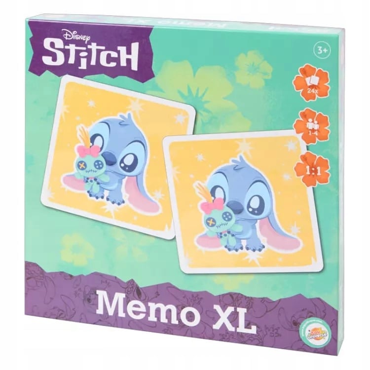 Intro disney stitch leuke memospel xl 24 stukjes
