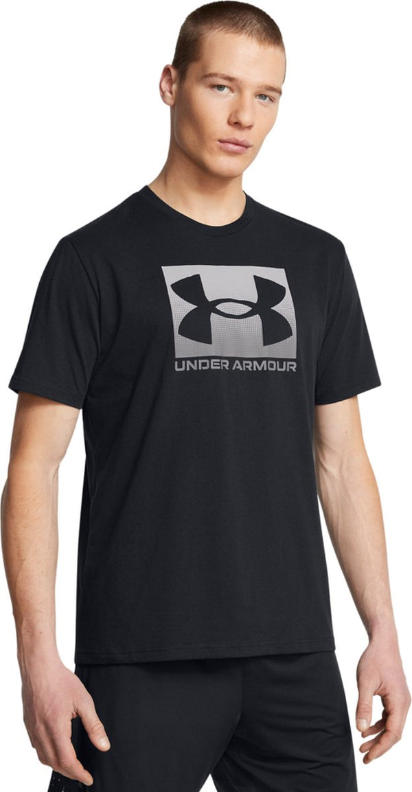 Under armour ua m boxed sports updated ss-blk heren sportshirt - zwart - graphite xxl