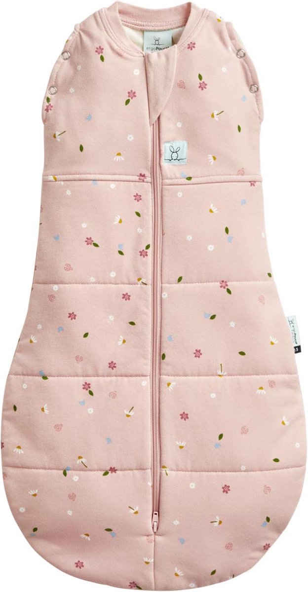 Ergopouch cocoon inbaker slaapzak - 2,5 tog - slaapzak baby - inbakerslaapzak -slaapzakken - 6-12md -daisies