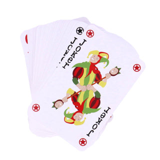 Longfield xxl speelkaarten 12,1 x 18,5 cm – geplastificeerd papieren kaartspel (54 kaarten) – extra groot kaartspel voor gezelschapsspellen familiespel – engelhart