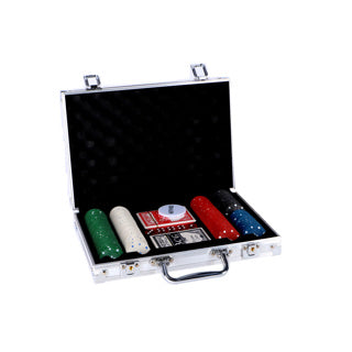 Overige merken pokerset in koffer 200-delig aluminium