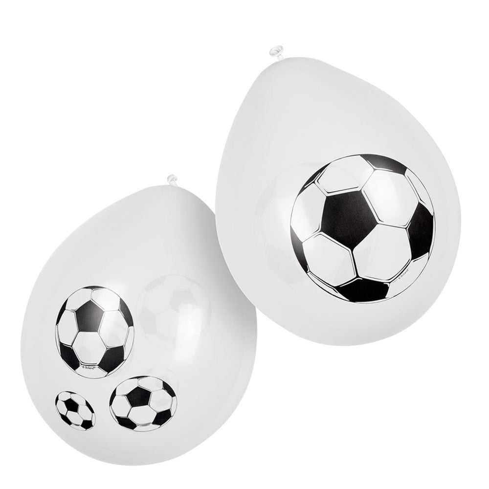 Boland latex ballonnen voetbal 25cm, 6st.