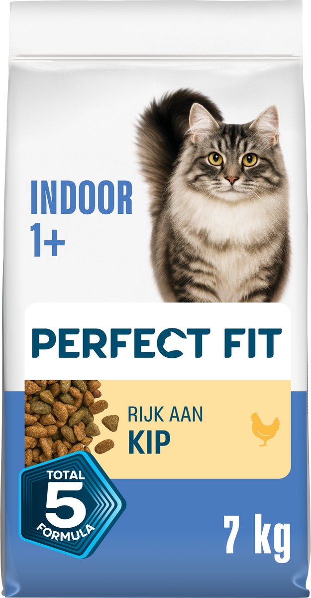 Perfect fit kattenbrokken - indoor adult - kip - 7kg