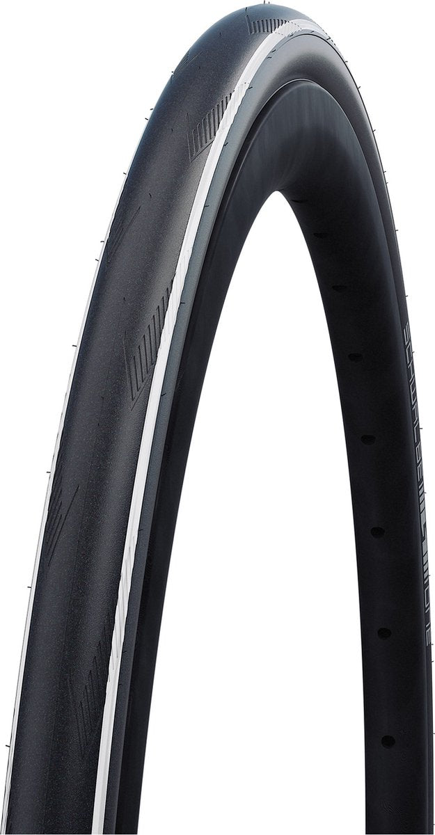 Folding tire Schwalbe One V-Guard 28 x 1.00 25-622 - black with a white stripe