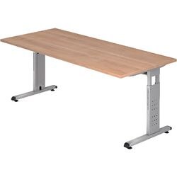 Bach bureau hammerer vos 19 n 180x80cm gemelamineerd spaanplaat noten