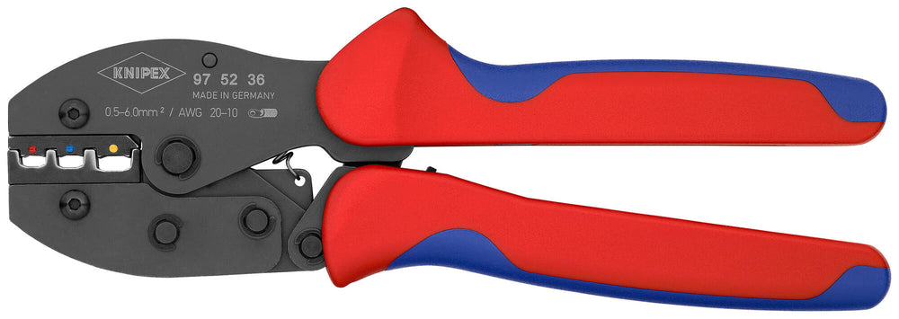 Knipex preciforce krimptang 975236 (rood blauw)