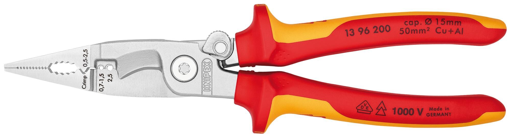 KNIPEX Elektro installatietang VDE 1396200