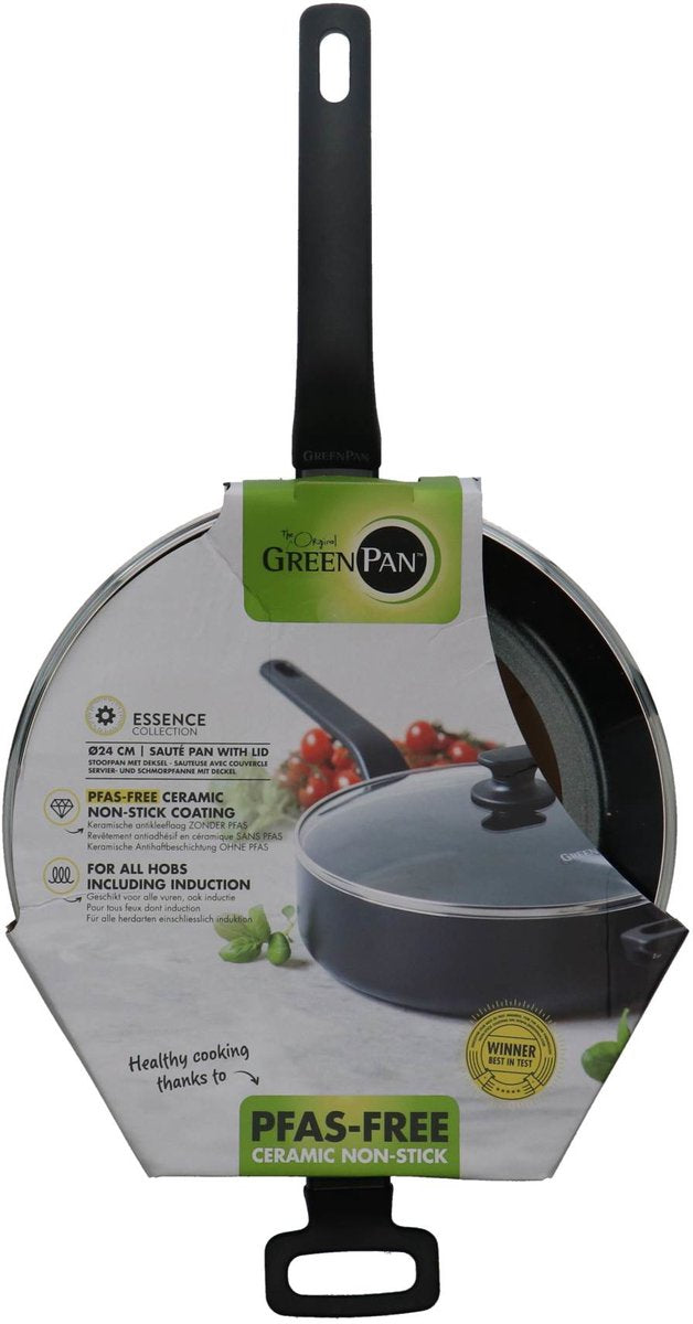 Groene pan essence hapjespan 28cm