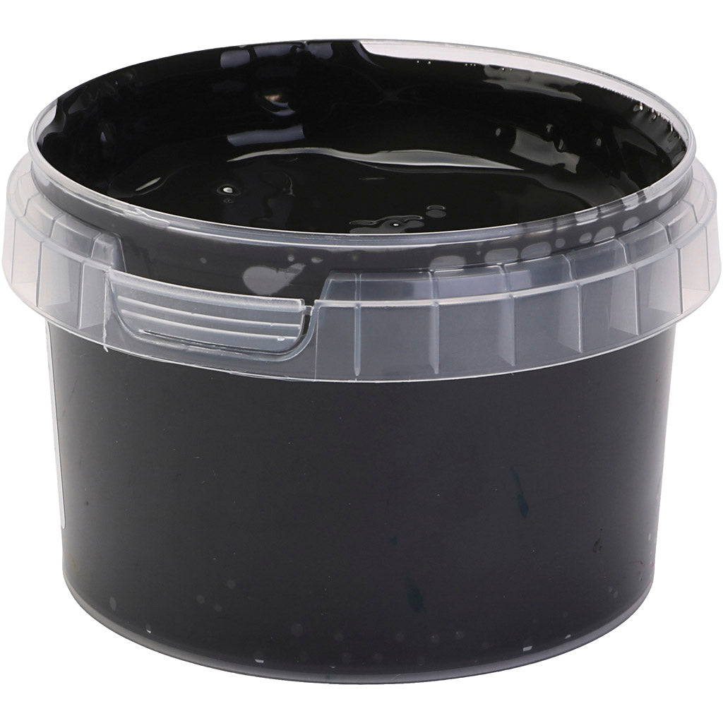 Primo vingerverf, zwart, 250 ml 1 fles