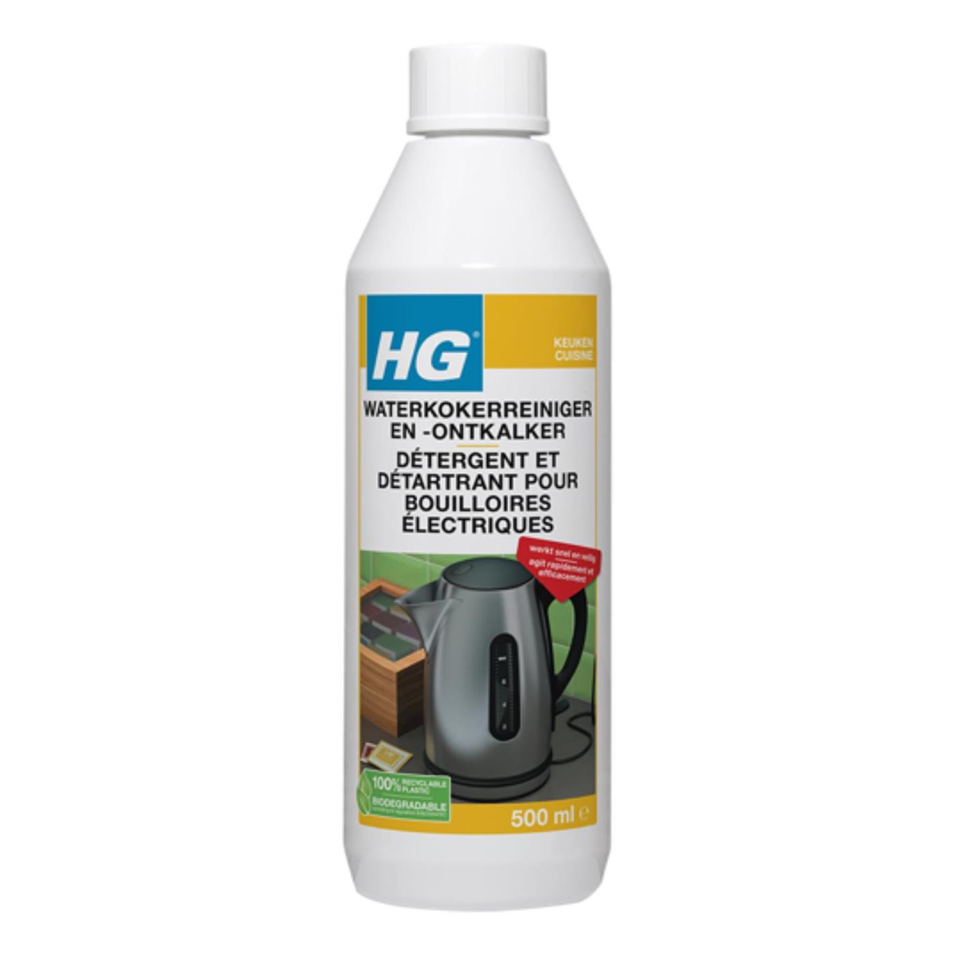 Hg waterkokerreiniger en -ontkalker