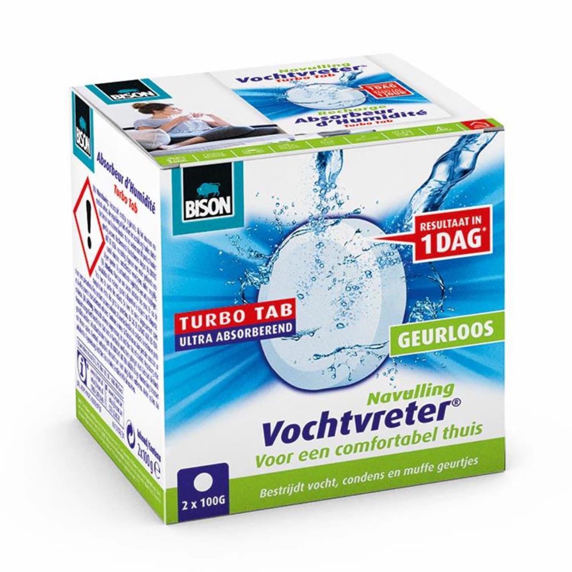 Bison vochtvreter turbo tab neutraal
