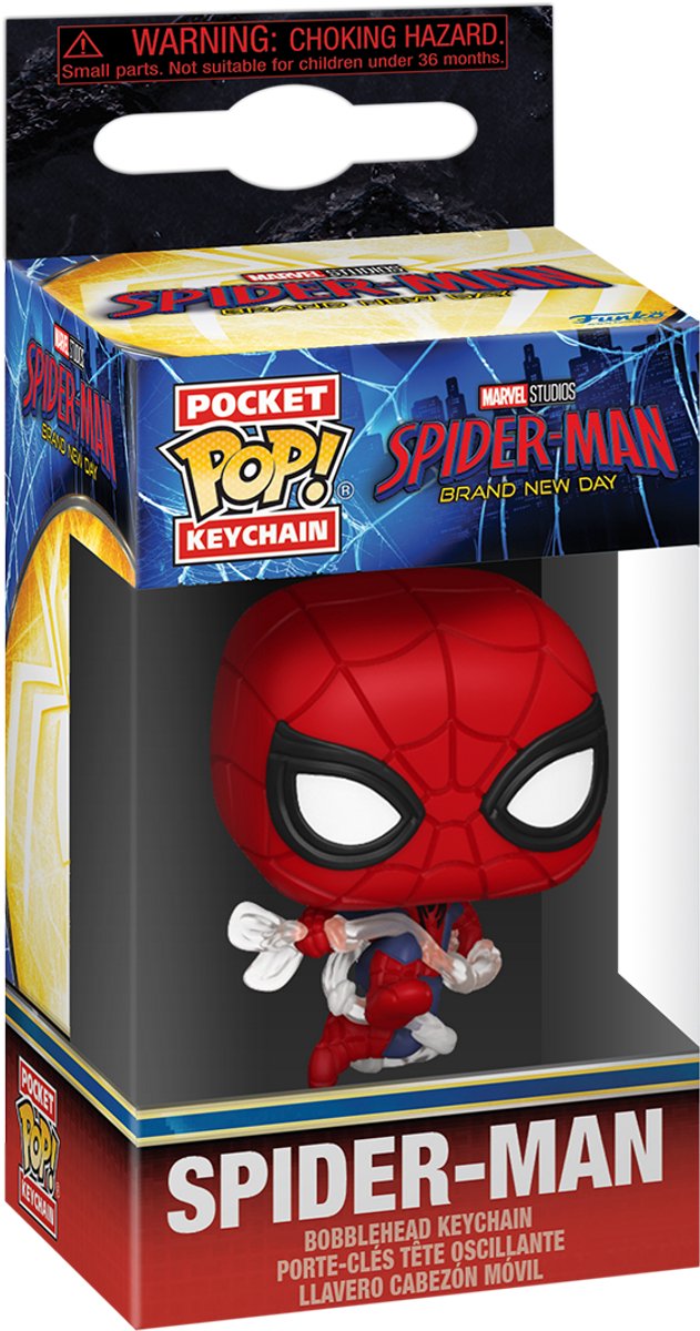 Funko pop keychain: spider-man bnd - pop 5
