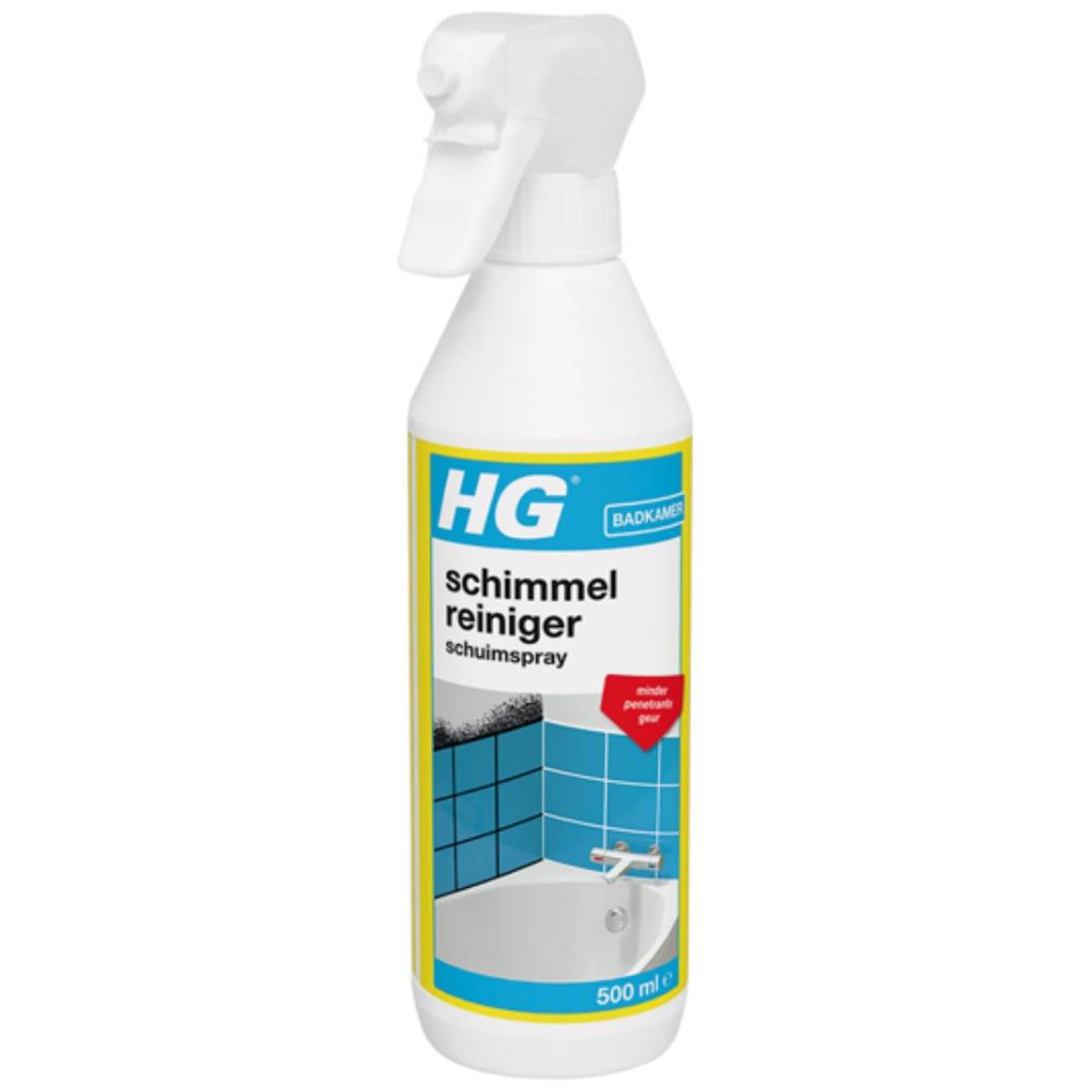 Hg schimmelreiniger schuimspray 500ml dã© doeltreffende schimmelreiniger