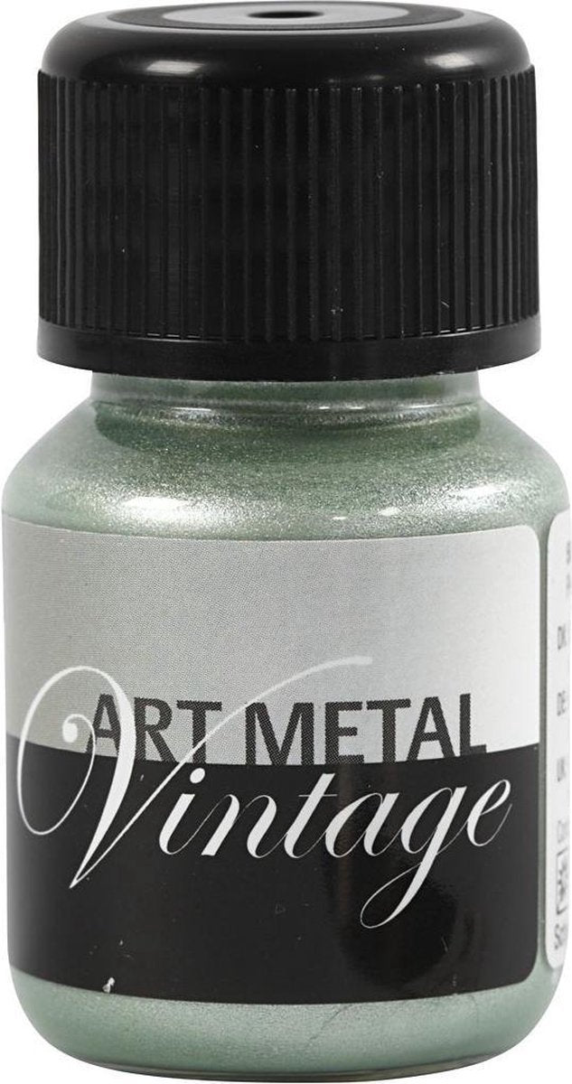 Creativ company schjerning art metal parelmoer groen 30ml