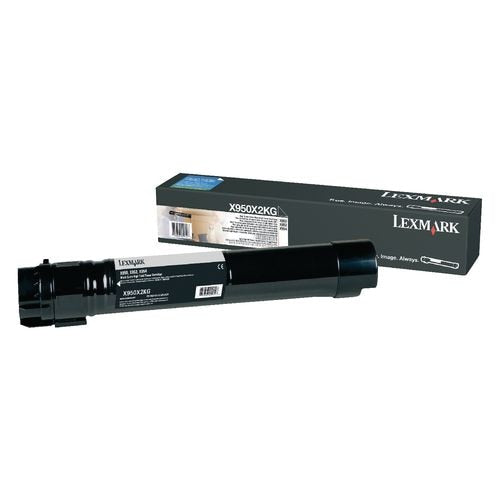 Tonercartridge lexmark x950x2kg zwart