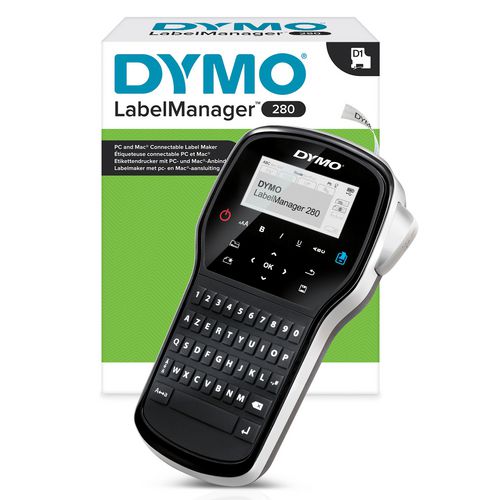 Dymo labelmanager lm280 s0968950 102x205x57mm zwart zilver
