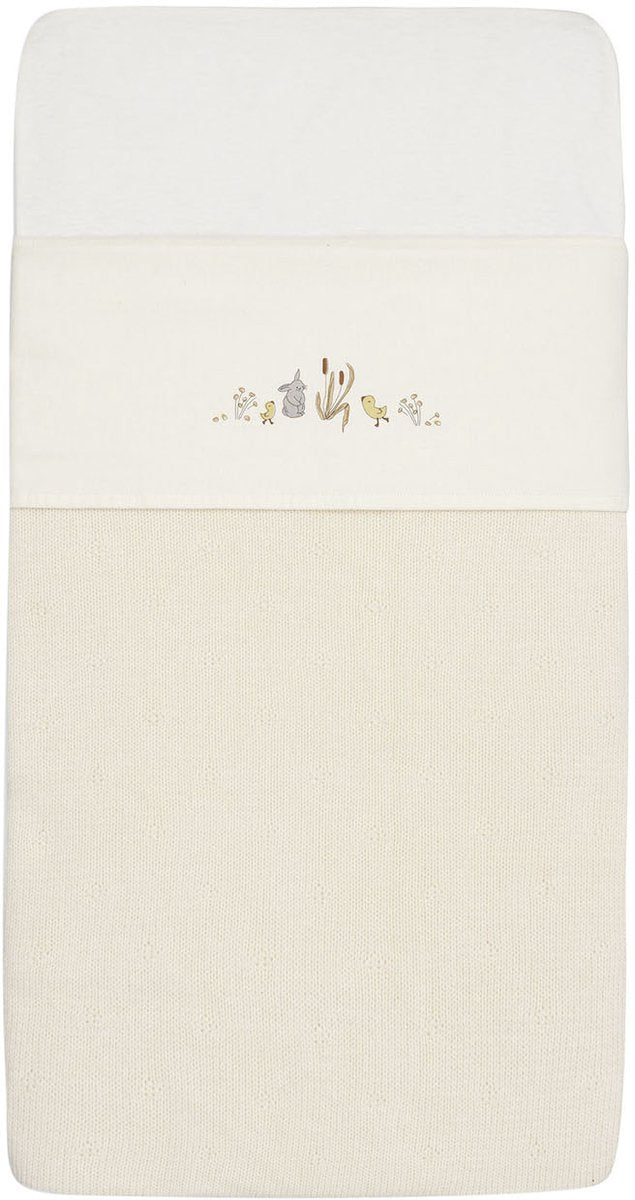 Jollein - baby laken ledikant - 120x150cm - ledikant, babybed - katoen - riverside