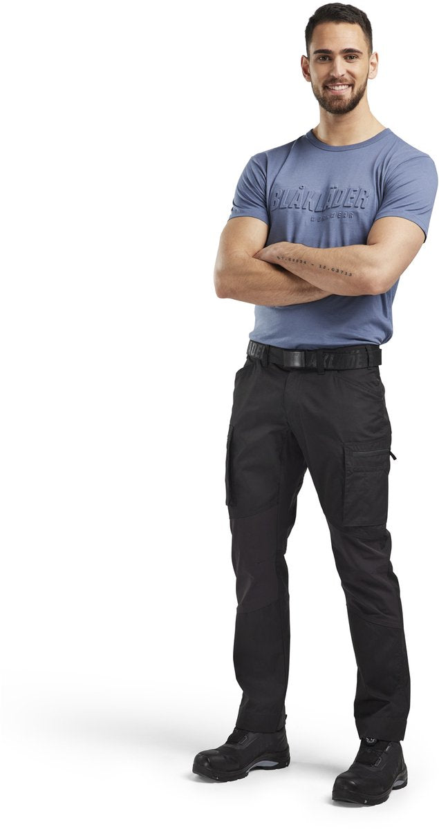 Blåkläder blaklader blõklõder service werkbroek stretch zwart - maat c46