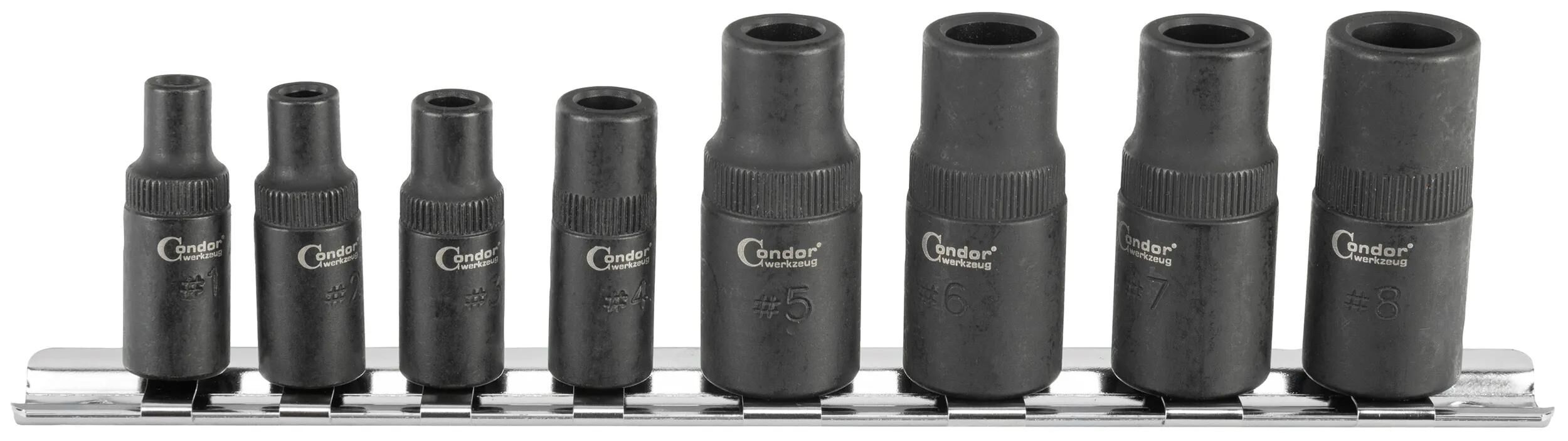 Condor werkzeughaltersatz 9678 screw taps bracket set 8-tlg.
