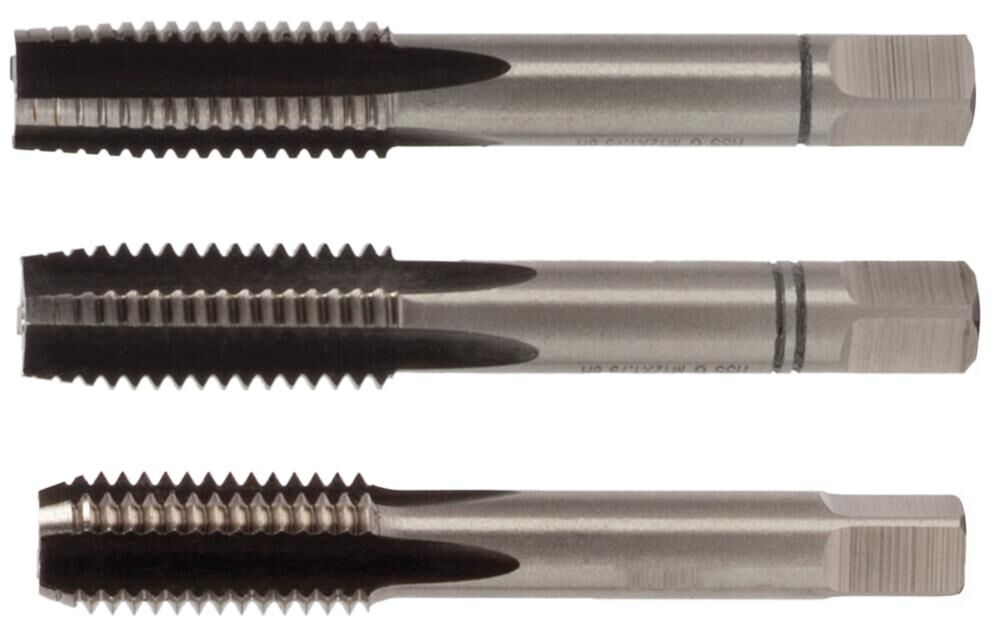 Pro handtappen set h-thread drill set 3pcs. hss m-gew.din 352