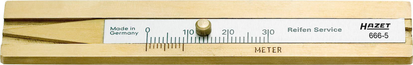 Hazet profieldieptemeter tire tread depth gauge 30 hard brass